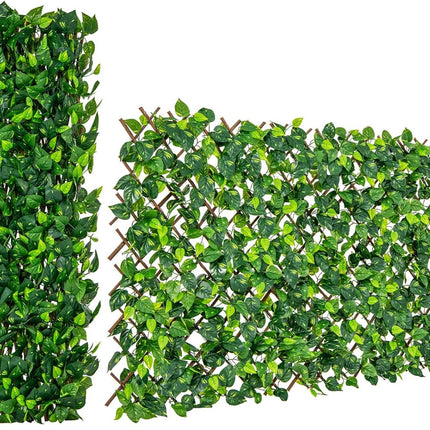 Dreamade Expandable Fence Privacy Screen - Decorative Faux Fencing Panel for Balcony