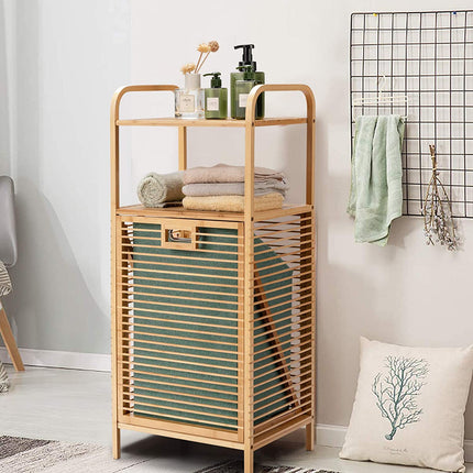Bamboo Freestanding Clothes Basket - Dreamadeus