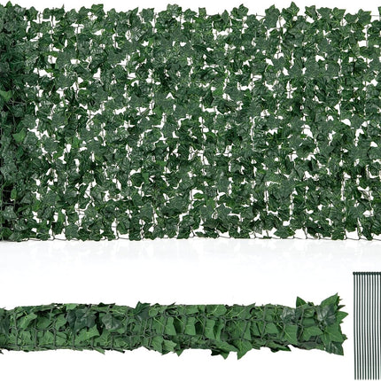 Dreamade Artificial Ivy Privacy Fence 2 Pack - 120" x 40" Artificial Hedges Fence