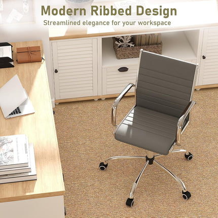 Dreamade Leather Office Chair,Ergonomic Computer Desk Chair