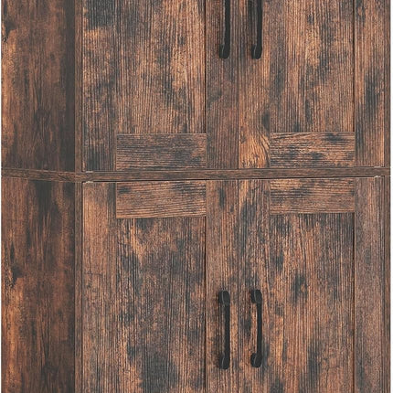 Dreamade Bathroom Cabinet 43.5 inch Storage Cabinet with Doors and Adjustable Shelves