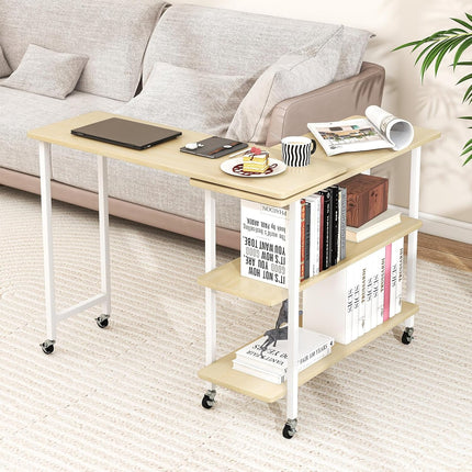 Dreamade 360° Free Rotating Sofa Side Table