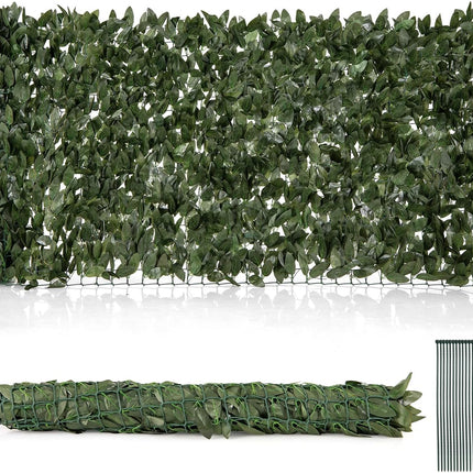 Dreamade Artificial Ivy Privacy Fence 2 Pack - 120" x 40" Artificial Hedges Fence