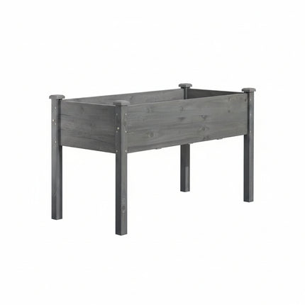 DREAMADE Raised Garden Bed, 47" x 22.5" x 30" Elevated Planter Box w/Legs & Drainage Hole