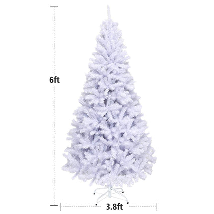 6ft /7.5ft/9ft White Artificial Christmas Tree - DreamadeUS