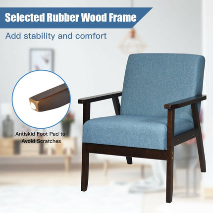 Mid-Century Modern Accent Chair for Living Room - Dreamadeus