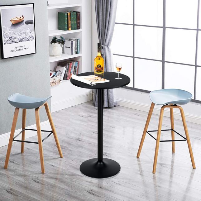 Dreamade Pub Bar Table 24-Inch Round Top 40-Inch Height Modern Style