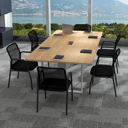 Dreamade Office Guest Chair, Waiting Room Chairs with Mesh Back