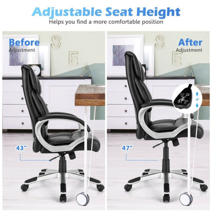 Executive Office Chair, Comfortable Adjustable Ergonomic Computer Office Chair