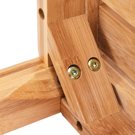 Bamboo Shower Bench Seat with Storage Shelf - Dreamadeus