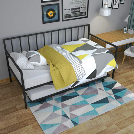 Dreamade Twin Size Daybed and Trundle Frame Set