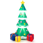 DREAMADE 6 FT Inflatable Christmas Tree, Blow Up Christmas Decoration, Self Inflating X-mas Tree w/ 3 Gift Boxes
