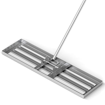 DREAMADE Lawn Leveling Rake, 30"/36"/42" x 10" Professional Grade Soil Distribution Rake w/67 Ergonomic Handle