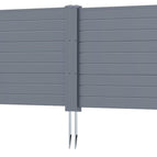 48''W x 36''H / Gray / 4 Panels
