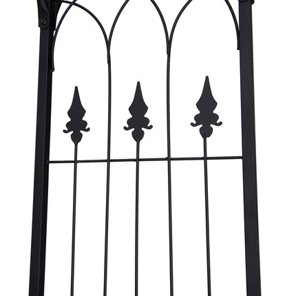 Dreamade Metal Garden Arch, Wedding Arbor for Ceremony, Pergola Arbor Garden Trellis for Various Climbing Plant