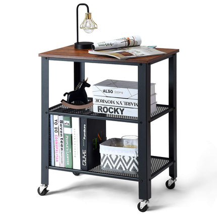 Dreamade 3-Tier Microwave Cart Wooden