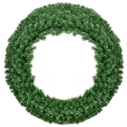 48" Pre-lit Cordless Artificial Christmas Wreath - DreamadeUS