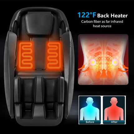 Dreamade SL Track Massage Recliner Zero Gravity W/Negative Ion Generator
