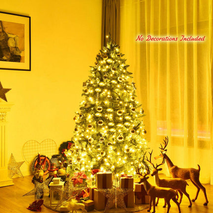 6ft Prelit Christmas Tree, Premium Hinged Artificial Fir Tree - DreamadeUS