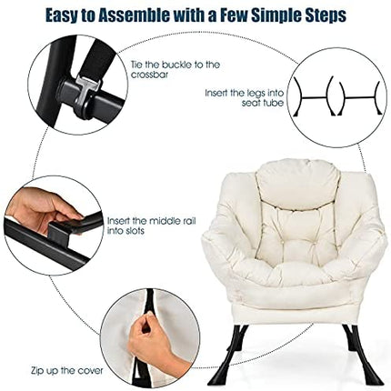 Modern Lazy Chair, Accent Contemporary Lounge Chair - Dreamade