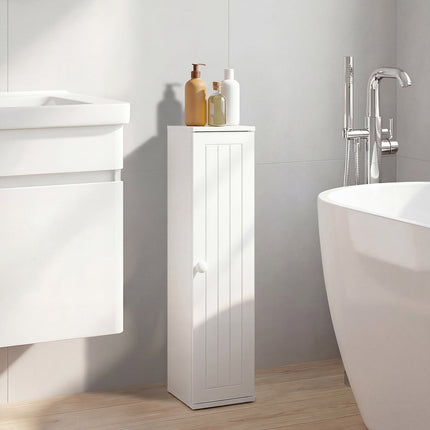 Dreamade Small Bathroom Storage Cabinet with Door and Removable Shelves