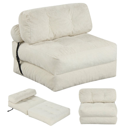 Folding Sofa Bed, Convertible Sleeper Chair with Pillow