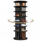 Dreamade 7 Tier Rotating Shoe Rack Tower with 28 Cubes