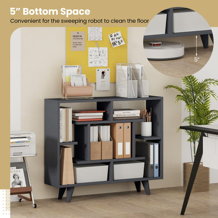 Dreamade 3 Tier Geometric Bookshelf