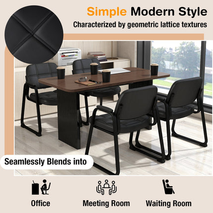 Dreamade Set of 2/4/6/8/10/12 Guest Chair, Ergonomic Reception Chair