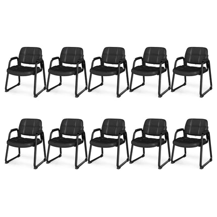 Dreamade Set of 2/4/6/8/10/12 Guest Chair, Ergonomic Reception Chair