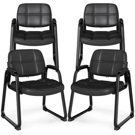 Dreamade Set of 2/4/6/8/10/12 Guest Chair, Ergonomic Reception Chair