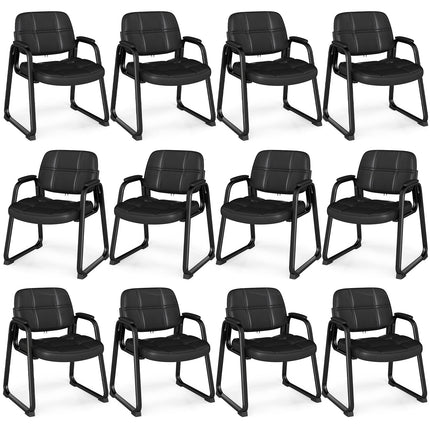 Dreamade Set of 2/4/6/8/10/12 Guest Chair, Ergonomic Reception Chair