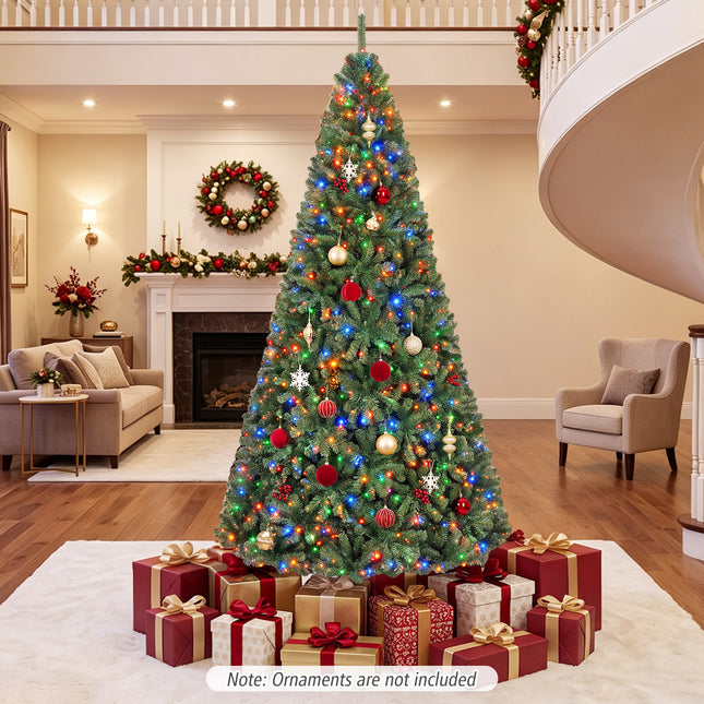 Dreamade 8FT/7FT Artificial Christmas Tree | Holiday Decoration Tree Indoor Outdoor