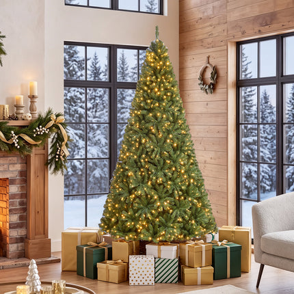 Dreamade 8FT/7FT Artificial Christmas Tree | Holiday Decoration Tree Indoor Outdoor