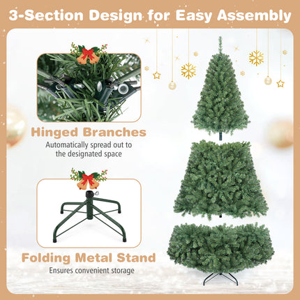 Dreamade 8FT/7FT Artificial Christmas Tree | Holiday Decoration Tree Indoor Outdoor