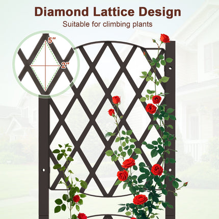 Dreamade Raised Garden Bed with Trellis