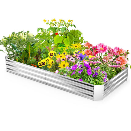 Dreamade Galvanized Raised Garden Bed