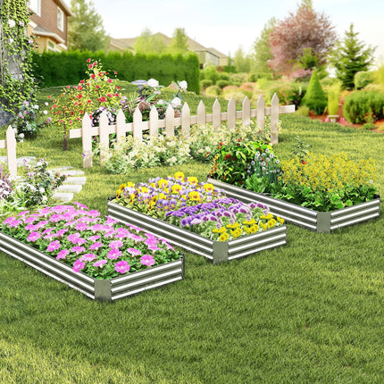 Dreamade Galvanized Raised Garden Bed