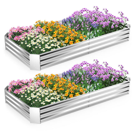 Dreamade Galvanized Raised Garden Bed