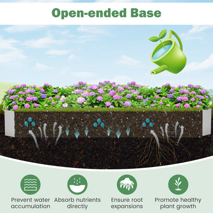 Dreamade Galvanized Raised Garden Bed