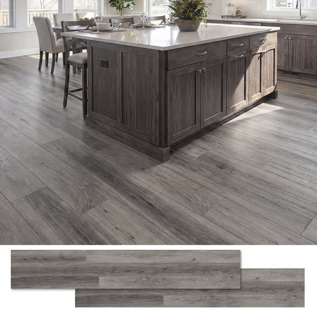 Dreamade 24/48-Pack Vinyl Flooring Planks 36" x 6", 36/72 Sq.Ft