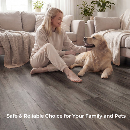 Dreamade 24/48-Pack Vinyl Flooring Planks 36" x 6", 36/72 Sq.Ft