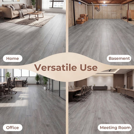 Dreamade 24/48-Pack Vinyl Flooring Planks 36" x 6", 36/72 Sq.Ft