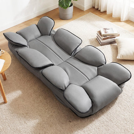 Dreamade 360° Swivel Floor Gaming Chair with 6-Position Adjustable Backrest & Sponge Filling