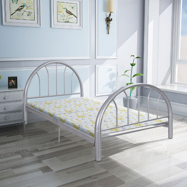 Dreamade 83" x 42" x 35" Metal Bed Platform Frame Twin Size Bedroom Home Furniture