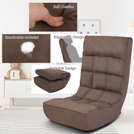 Dreamade Folding Floor Gaming Chair