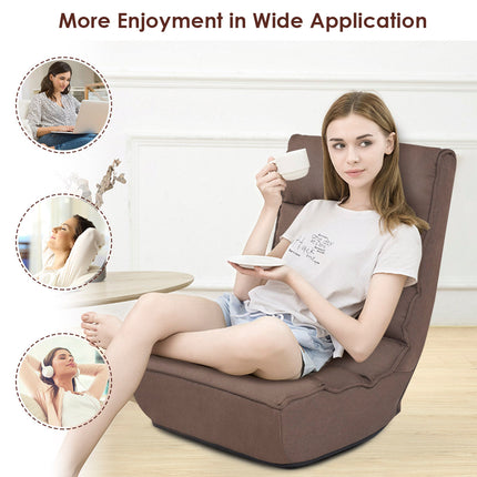 Dreamade Folding Floor Gaming Chair