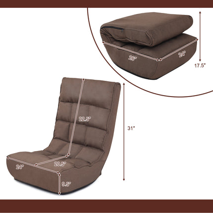 Dreamade Folding Floor Gaming Chair