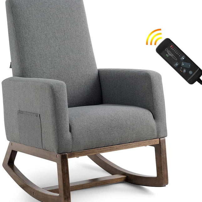 Dreamade Rocking Chair Upholstered Living Room Chair