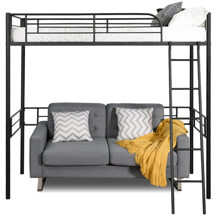 Dreamade Heavy Duty Twin Loft Bed with Ladder